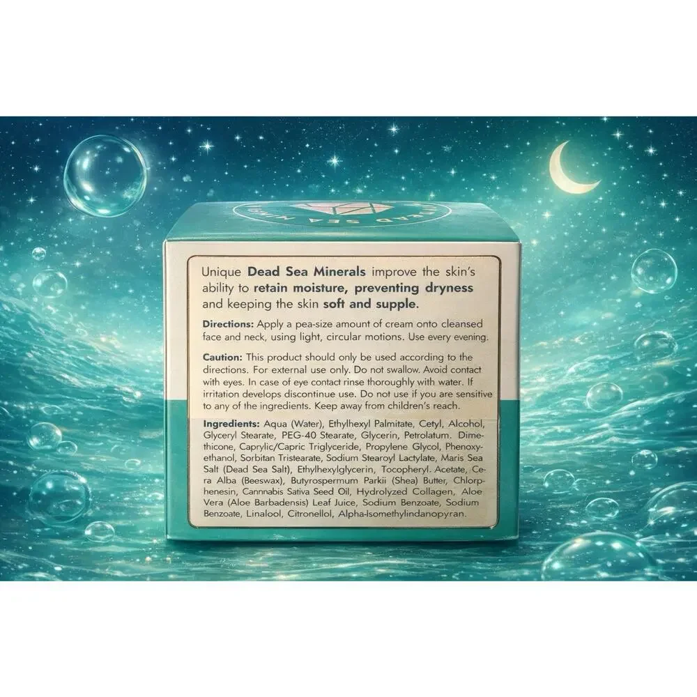 Dead Sea Collection Beauty - Firm & Soften Collagen - Night Cream - 1.69 fl oz